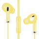 Hengjue HJ-67 الشركة المصنعة بالجملة Macaron Color Wired Wired McCard Mobile Phone Music Headset