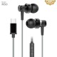 ينطبق على Huawei Android Mobile Phone Universal in-ear type-crontface Interface Bass Control Headphones Wired Music Headphones