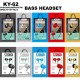 Hengjue KY-61 Girls and Children's Hearing Headphone Headphones Brand High Brinds Music Android Enting Ear