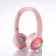 Hengjue Cross -border 510d Wireless Head Warering Bluetooth Cartoon Fashion Bear Game Sports RGB Light Heavy Bass Headset