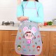 eBay Amazon الكورية النسخة الكورية من Cartoon Princess Apron Apron Kitchen Oil -مقاومة للماء أكمامًا نصف جسم ساحة