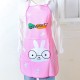 eBay Amazon الكورية النسخة الكورية من Cartoon Princess Apron Apron Kitchen Oil -مقاومة للماء أكمامًا نصف جسم ساحة