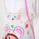 eBay Amazon الكورية النسخة الكورية من Cartoon Princess Apron Apron Kitchen Oil -مقاومة للماء أكمامًا نصف جسم ساحة