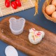 إبداع الكارتون المثلث على شكل كرات أرز الكرة العفن الأطفال أطفال الأرز غداء Bento DIY Seaweed Sushi Mould Mould