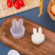 إبداع الكارتون المثلث على شكل كرات أرز الكرة العفن الأطفال أطفال الأرز غداء Bento DIY Seaweed Sushi Mould Mould