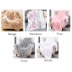 الطبقة المزدوجة بالجملة 500GSM Minky Plush Bed Luxury Soft PV PV PV Sherpa Faux Fur Blayts Throw for Winter Bed Sofa Couch