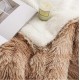 الطبقة المزدوجة بالجملة 500GSM Minky Plush Bed Luxury Soft PV PV PV Sherpa Faux Fur Blayts Throw for Winter Bed Sofa Couch