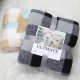 Plaid Sherpa Fleece رمي بطانية الاحترار لينة مخصصة رخيصة الجملة الفاخرة الفاخرة أفخم رمي بطانية لسرير الشتاء