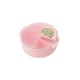 Big Heart Dinosaur Bento Box Creative Round Cute Cartoon Portable Congry Box (بما في ذلك Spoon Fork)