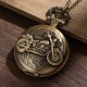 Cross -border New Potorcycle Spot Retro Pocket Watch Punk Gocket Watch European -Style -Style Sale and Ender General Watches يمكن تحديد الجملة بالجملة