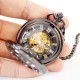 Boshi Yaya Hollow Machinery Watch Wholesale Hollow Petal Retro Flip Mechanical Pocket Watch Men and Women's Leisure Watches