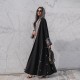 LN105 المسلمة الموضة التطريز الملعب Abaya Paint Craccirt Trend Ins Spring / Summer Dress Robe