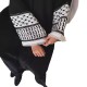 متواضع الأمازون المسلمين للسيدات الشرق الأوسط المتقاطع -التجارة Abaya المطرزة رداء Cardigan Ln874